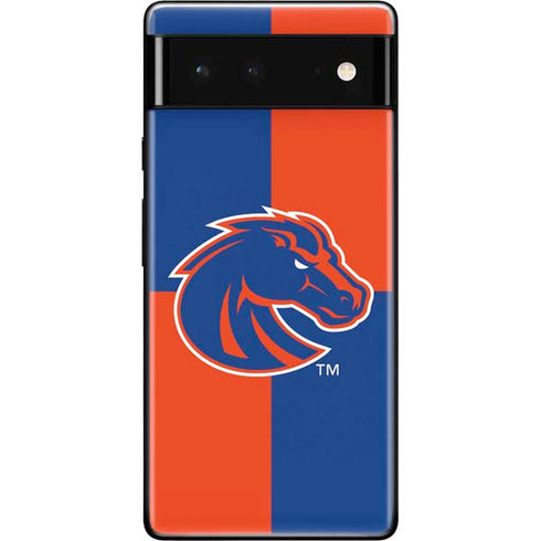 Boise State University Broncos Checkered Google Pixel 6 Skin